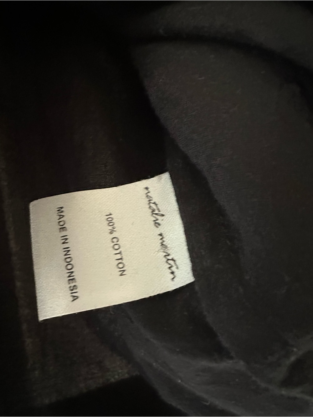 NATALIE MARTIN apres swim top in Black cotton - Picture 7 of 7